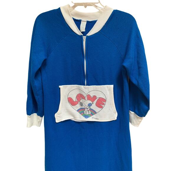 Vintage Other - Fabulous Vintage Sears Snoopy Pullover Pajamas / House Robe Size Small